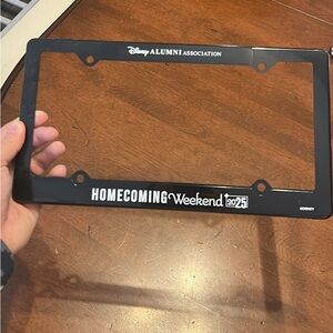 Disney Black Alumni License Plate Frame